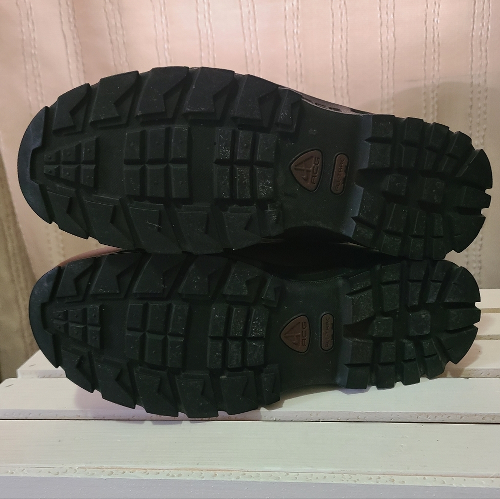 NIKE AIR MAX GOADOME BROWN LEATHER ACG BOOTS SIZE 11 - Picture 14 of 16